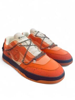 Watson Court Classic Embellished Orange Low-Top Sneakers Size US Men’s 13 (NWT)